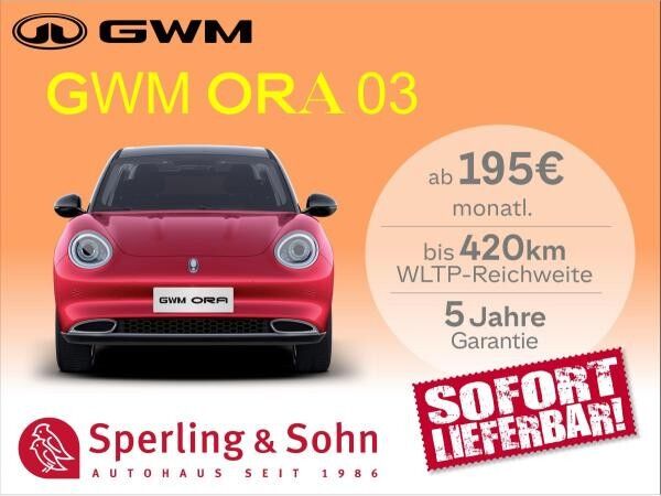 GWM ORA 03 400 PRO+ mit Schiebedach✔️⚡  Sitzheizung - Ganzjahresreifen - CarPlay/Android Auto✔️⚡