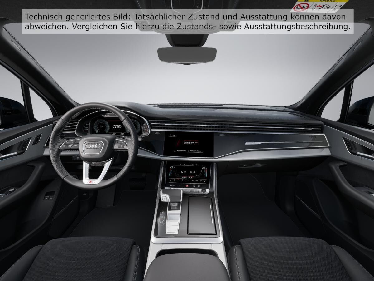 Audi Q7 SUV s line TFSI e quattro ⇒ 394PS ⇒ B&O Soundsystem ⇒ Ambiente-Lichtpaket plus ⇒ S line Sportpaket
