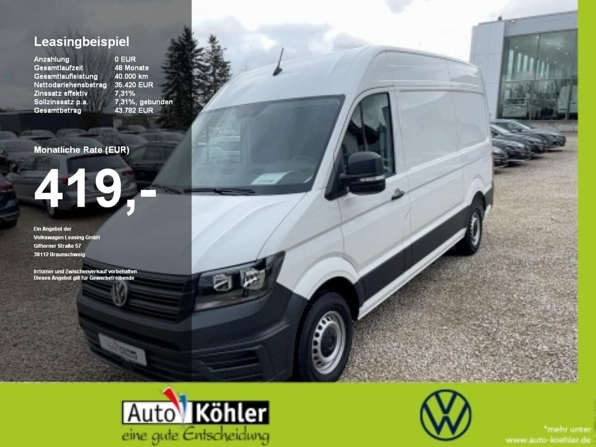 Volkswagen Crafter 35 HD Kasten Tageszulassung / Kamera