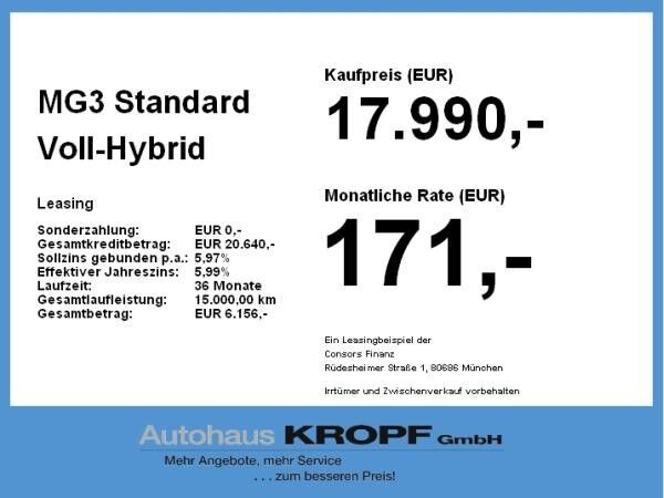 MG MG3 3 Standard Voll-Hybrid