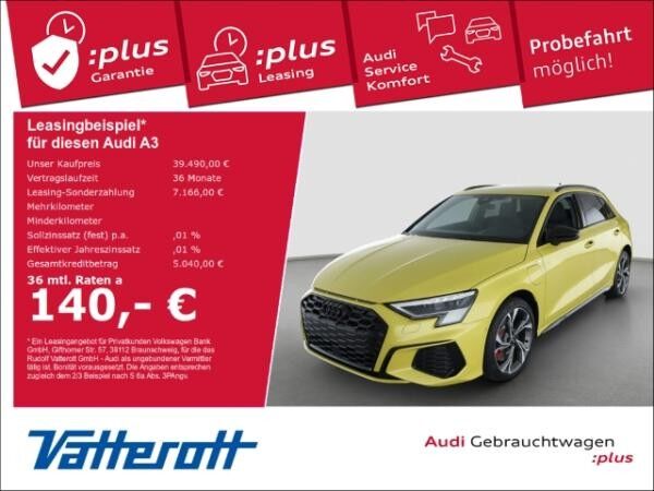 Audi A3 Sportback 45 TFSIe S line HUD AHK Navi Matrix