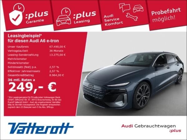 Audi A6 e-tron Avant S line B&O HUD Pano AHK Matrix