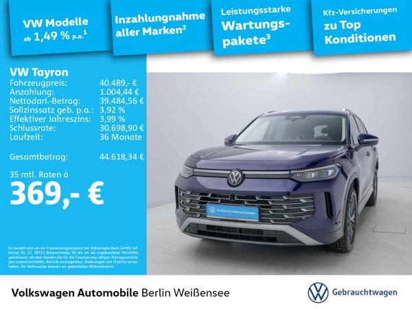 Volkswagen Tayron 2.0 TDI DSG*ELEGANCE*ASG*7-SITZ*GJR*AHK*APP*