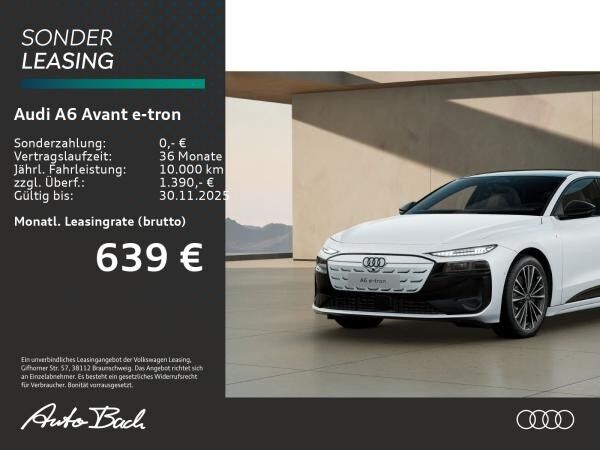 Audi A6 e-tron perform. Tech-Plus UPE 98.395€ AHK Pano