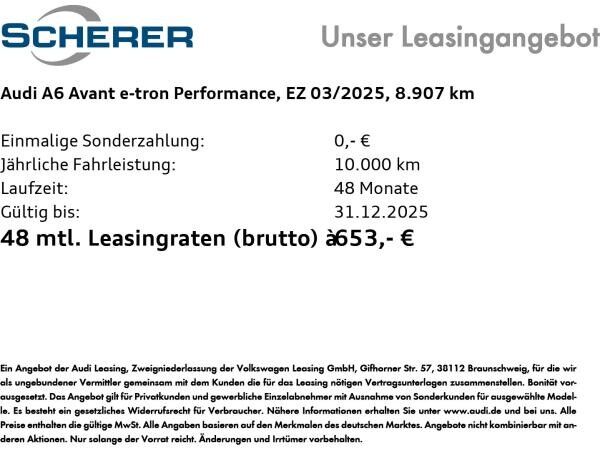 Audi A6 e-tron Avant Performance AHK/Matrix-LED/ACC/uvm.
