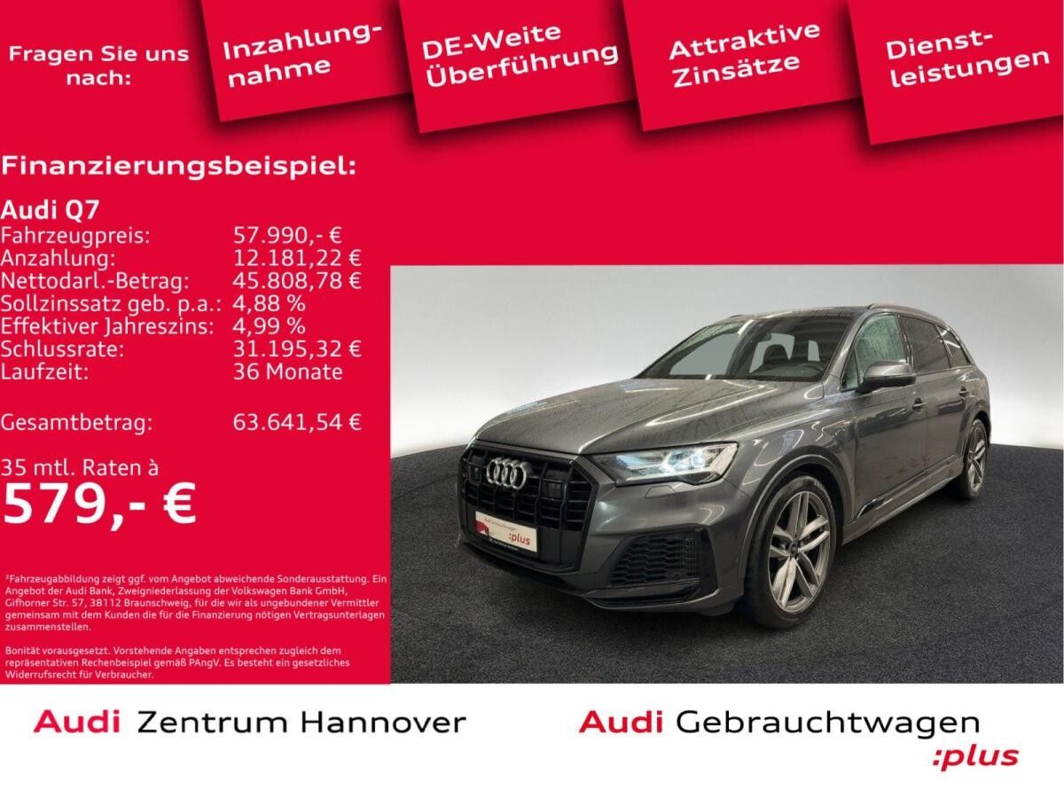 Audi Q7 S line 55 TFSIe quattro Pano Kamera Memory ACC