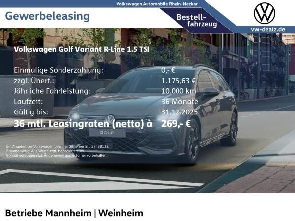Volkswagen Golf Variant 1.5 TSI OPF R-Line LED Digi-Cockpit