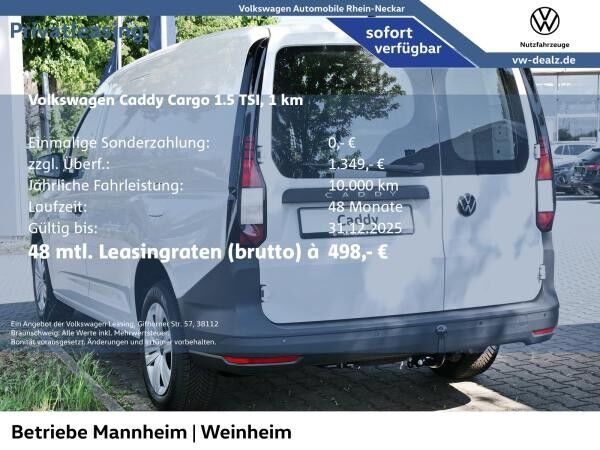 Volkswagen Caddy Cargo Maxi 1.5 TSI EU6 AHK Klima APP Tempo