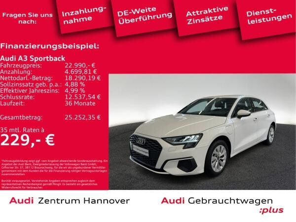 Audi A3 Sportback 40 TFSIe LED Keyless DAB virtual