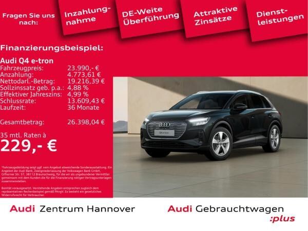 Audi Q4 e-tron 35 ACC Kamera virtual Navi