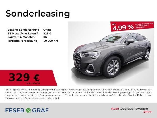 Audi Q3 Sportback S line 35TFSI S tronic AHK Navi ACC