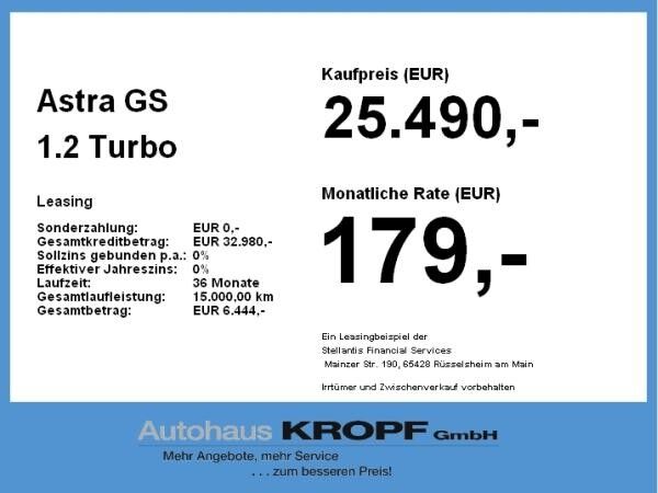 Opel Astra GS 1.2 Turbo