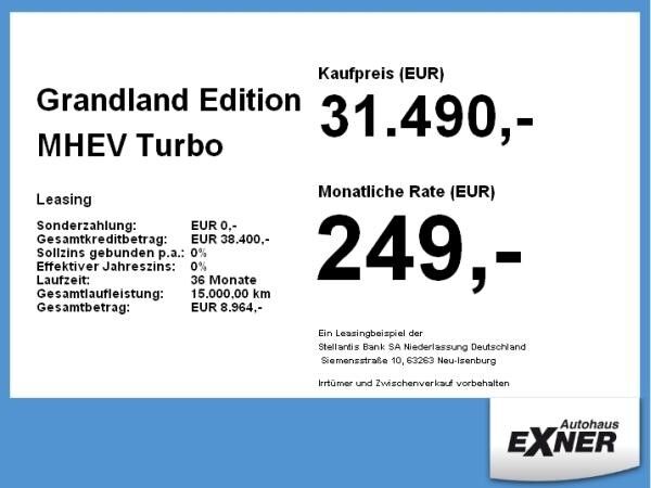 Opel Grandland Edition MHEV