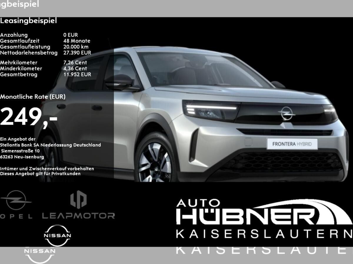 Opel Frontera Edition MHEV