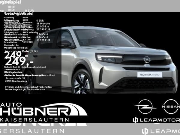 Opel Frontera Edition MHEV