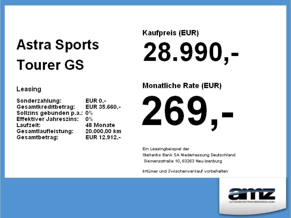 Opel Astra Sports Tourer GS 1.2 Turbo