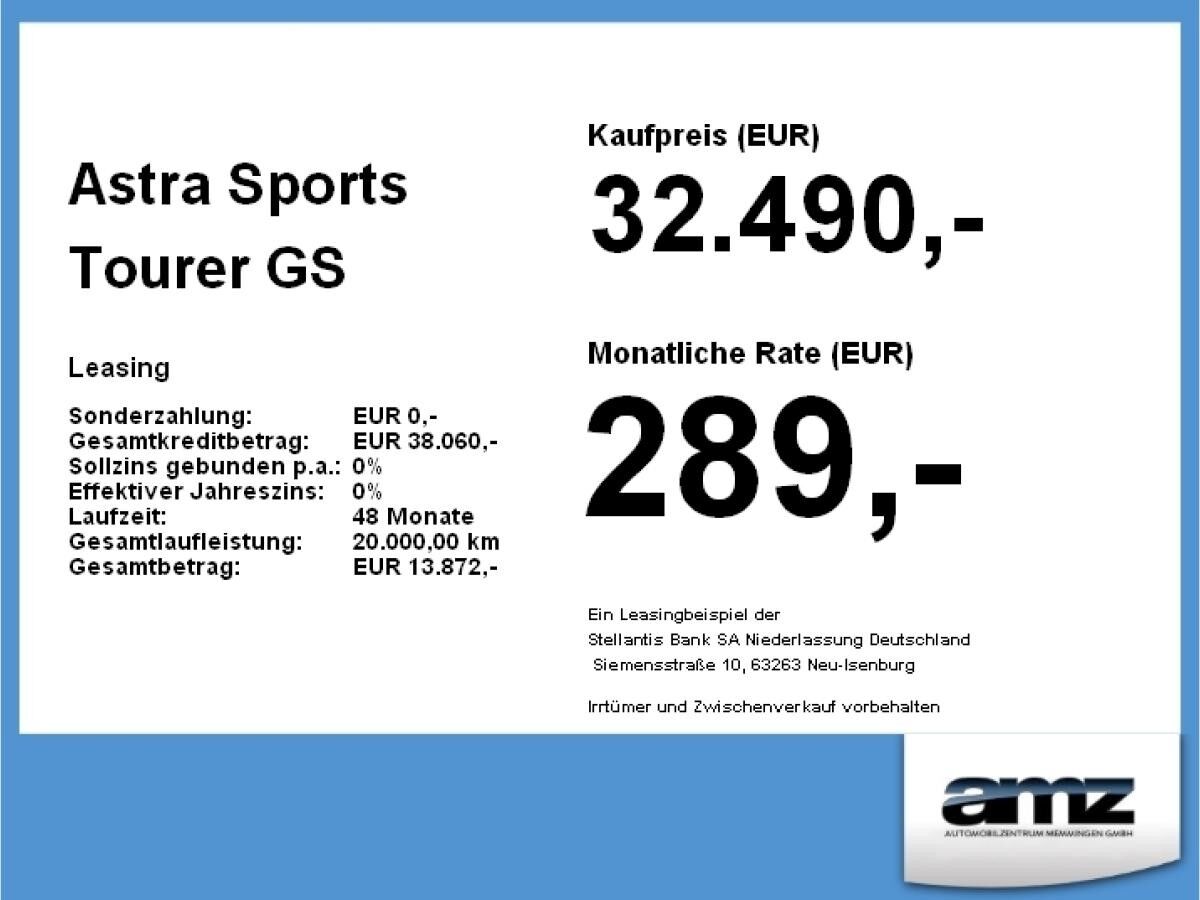Opel Astra Sports Tourer GS 1.2 Turbo
