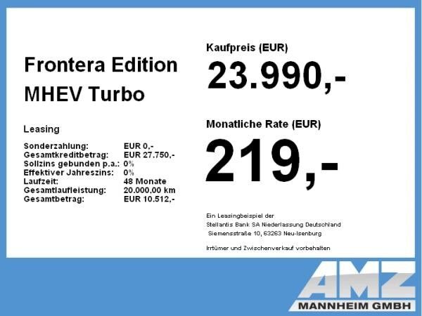 Opel Frontera Edition MHEV