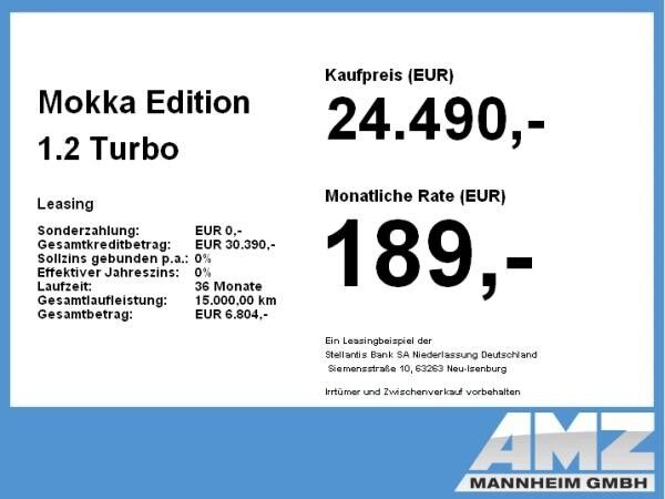 Opel Mokka Edition 1.2 Turbo