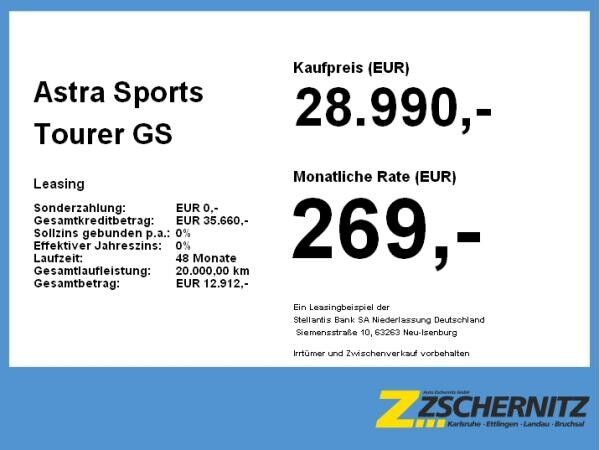Opel Astra Sports Tourer GS 1.2 Turbo