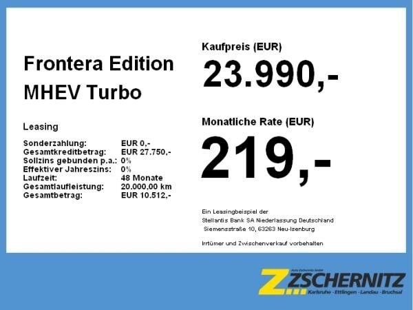 Opel Frontera Edition MHEV