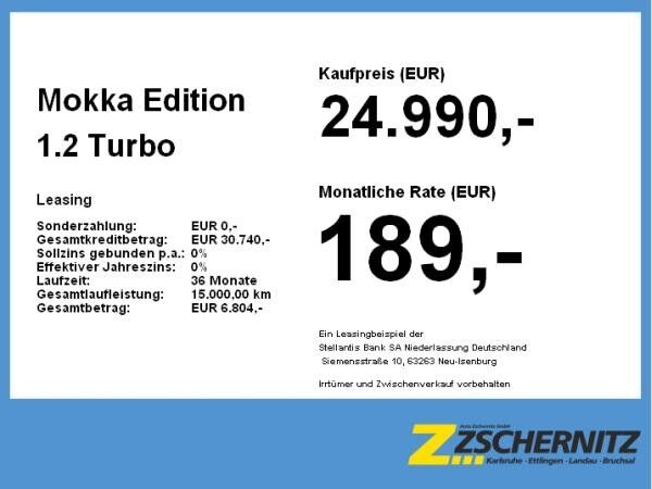 Opel Mokka Edition 1.2 Turbo