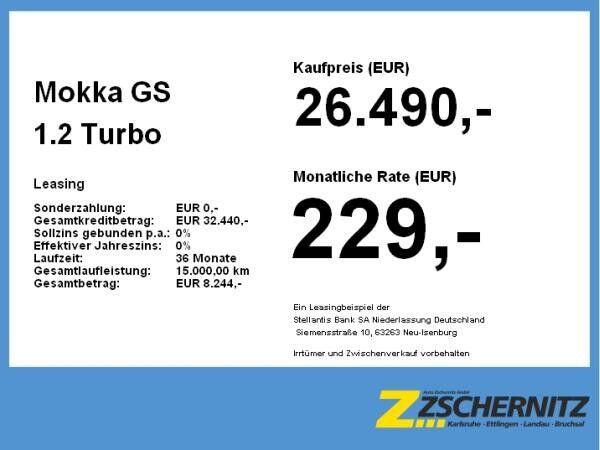 Opel Mokka GS 1.2 Turbo