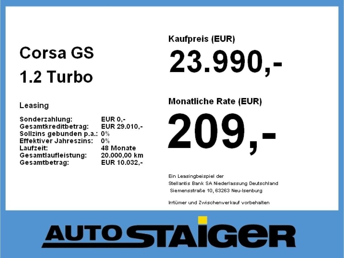 Opel Corsa GS 1.2 Turbo