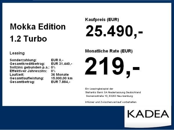 Opel Mokka Edition 1.2 Turbo