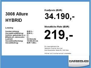 Peugeot 3008 Allure HYBRID *PRIVAT*FREI KONFIGURIEREN