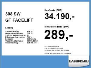 Peugeot 308 SW GT FACELIFT *PRIVAT*BESTELLFAHRZEUG