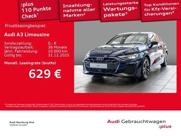Audi A3 Limousine 35 TFSI S tronic 2xS LINE/PANO/LM19