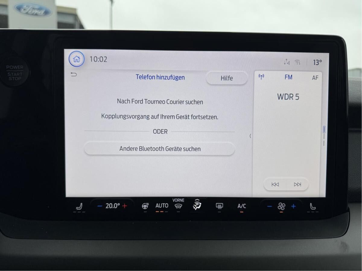 Ford Tourneo Courier BEV⚡️🔋 Titanium | Sofort Verfügbar | KeyFree+Rückfahrkamera+Schiebetür L&R+Tempomat+Klimaautomatik+S