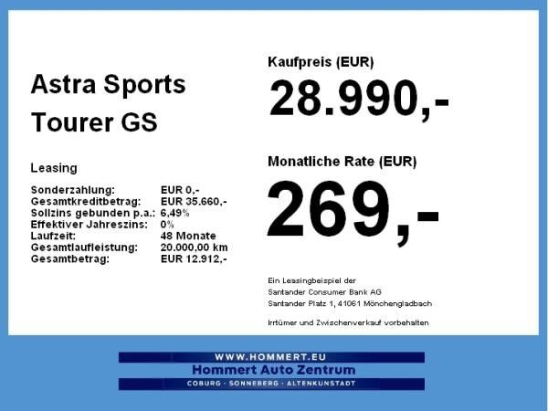 Opel Astra Sports Tourer GS 1.2 Turbo