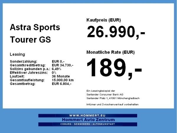 Opel Astra Sports Tourer GS 1.2 Turbo
