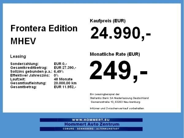 Opel Frontera Edition MHEV