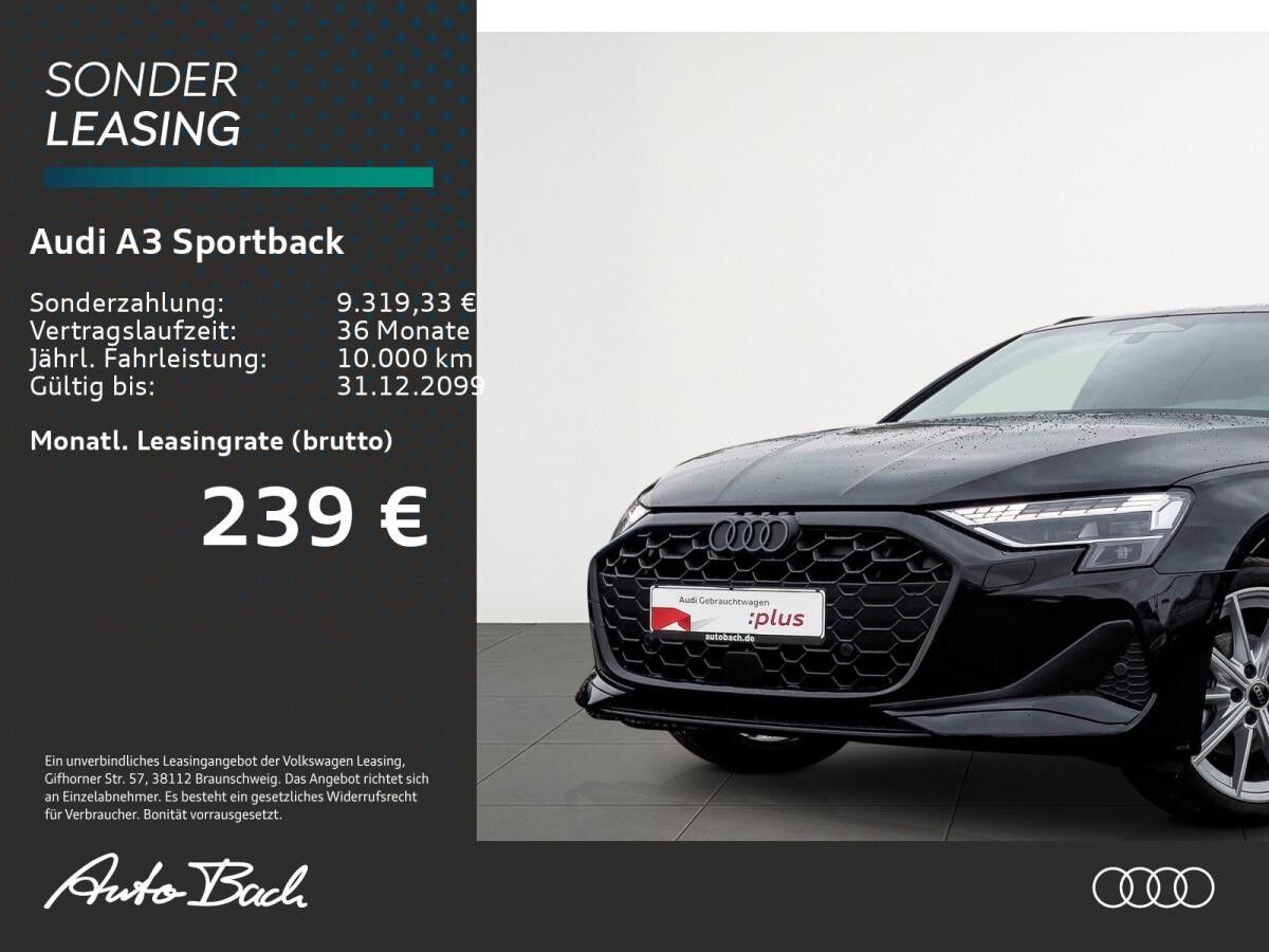 Audi A3 Sportback advanced TDI S tronic