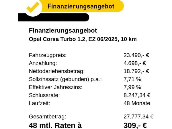 Opel Corsa GS 1.2 ALLWETTER // KOMFORT-PAKET