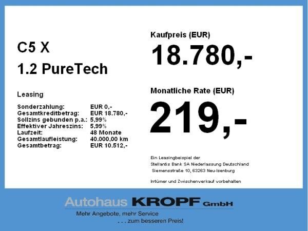 Citroën C5 X 1.2 PureTech WirelessChar,Navi,HeadUpDisplay