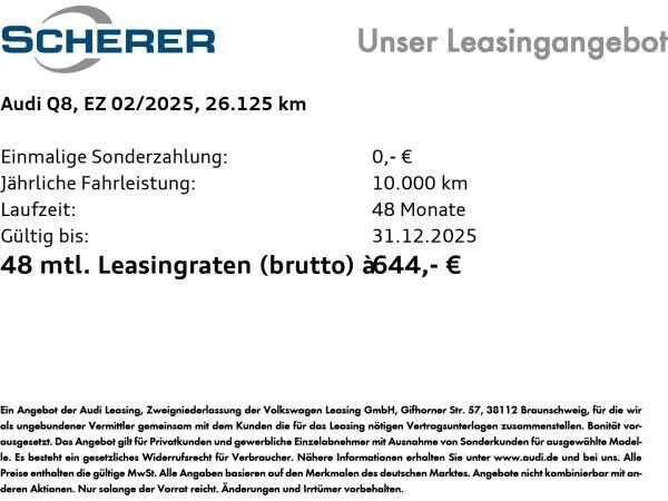 Audi Q8 SUV 45 TDI quattro tiptronic