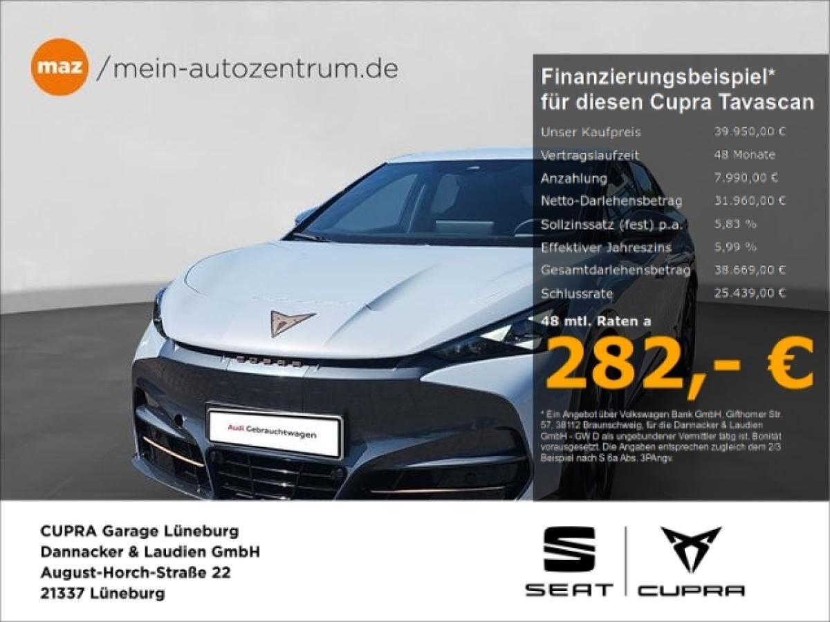 Cupra Tavascan Endurance Alu LED Navi ACC Virtual-Cock