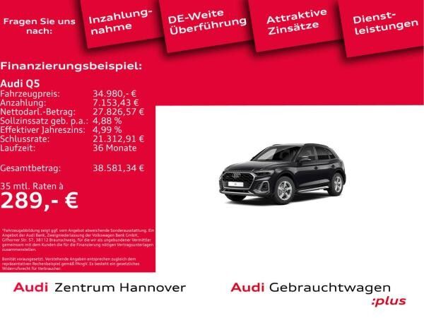 Audi Q5 40 TDI quattro S line AHK virtual Cockpit Head up DAB Navi