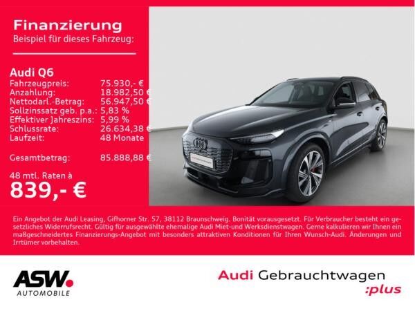 Audi e-tron Q6 S line quattro NAVI MATRIX PANO AHK VC // SOFORT VERFÜGBAR!!!