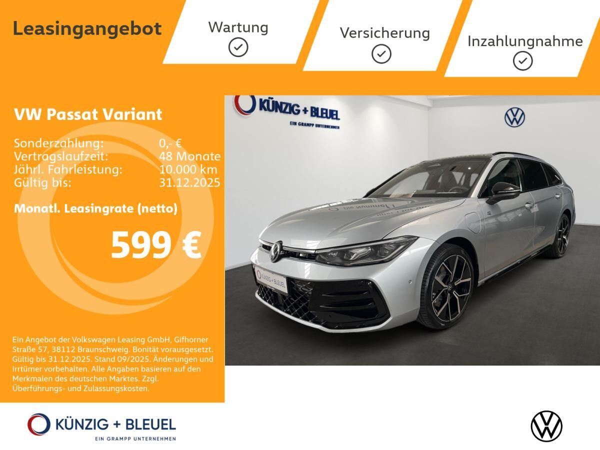 Volkswagen Passat R-Line 1,5 l eHybrid DSG⚡️AHK⚡️MASSAGE⚡️KAMERA⚡️PANO⚡️