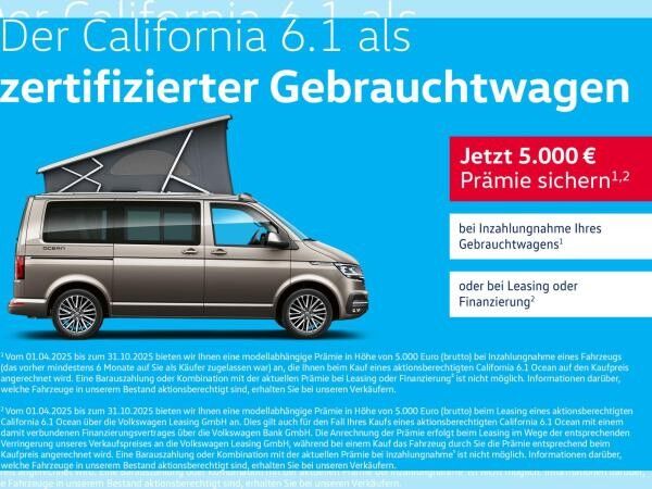 Volkswagen T6.1 California Ocean Edition 4Motion Standhzg.