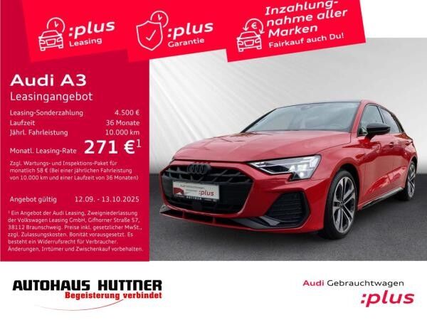 Audi A3 Sportback 35 TFSI S line S tr. ACC LED HUD eGD