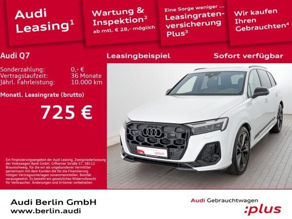 Audi Q7 S line 45 TDI qu. tiptr. AHK MATRIX 360°K B&O