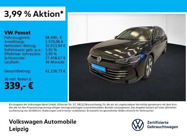 Volkswagen Passat 2.0 TDI Elegance*AHK*Standhzg.*HuD*IQ*DCC