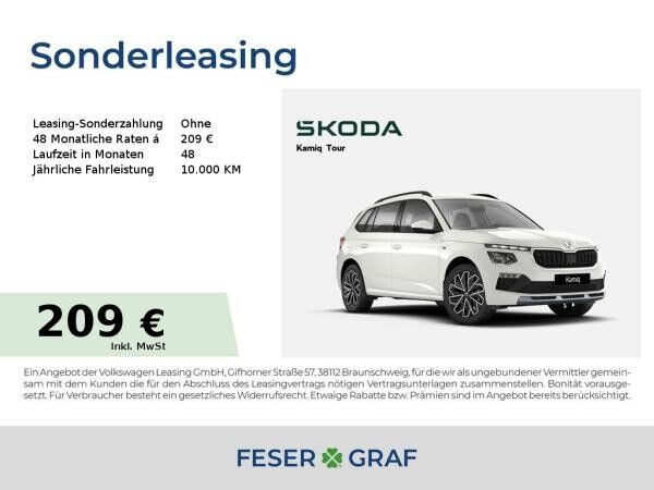 Skoda Kamiq Tour 1,0 TSI *KAM*SZH*LED*SMART-LINK*
