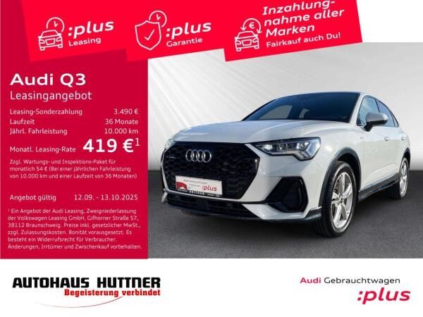 Audi Q3 Spb. 40 TFSI qu. S line S tronic AHK LED eGD.